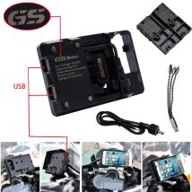 USB Del Telefono Mobile Del Motociclo Staffa di Navigazione Supporto di Ricarica USB Per R1200GS F800GS ADV F700GS R1250GS CRF 1000L F850GS F750G