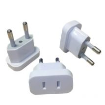 1szt Adapter wtyczki zasilania z USA na UE Euro Europa Konwerter wtyczki zasilania Adapter podróżny Adapter wtyczki z USA na UE Gniazdo elektryczne