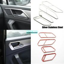 Autotürgriff Schüsselrahmen Zierabdeckung Autoaufkleber 2017 2018 2019 2022 2023 2024 Autozubehör für VW Volkswagen Tiguan 2 Mk2