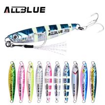 ALLBLUE New WAHOO Metal Jig Jigging Spoon 20G 30G Shore Casting Jig Drag Cast Sea Bass Lure esche artificiali attrezzatura da pesca