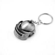 Vintage Metal Jedi Helmet PUBG Pan Keychain Gadgets For Men AK47 AUG Guns Key Chain On Bag Car Male Jewelry Boyfriend Gift