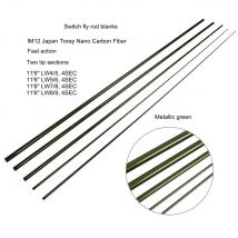 Aventik IM12 11'6'' LW4/5 LW7/8 Schalter Fliegen Angelrute Rohlinge Schnelle Aktion Spey Lachs