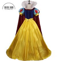 Top Qualität Schnee Prinzessin Cosplay Kostüm Mit Kristall Für Halloween Kleid Erwachsene Frauen Nach Maß