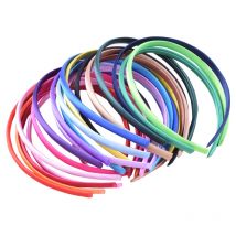 60 pz/lotto fasce ricoperte di raso fai da te fascia per capelli in resina rivestita in tessuto solido fasce per capelli in plastica fascia per capelli per ragazze per le donne