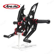 Arashi für Yamaha MT07 FZ07 2014–2022, Motorfußrasten, verstellbare Fußrastenanlage, MT-07 FZ-07 2014 2015 2016 2017 2018 2019 2020