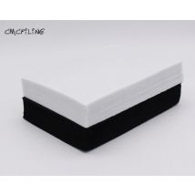 1mm Weiß Schwarz Farbe Hartfilz Polyester Stoffe Blatt Für Diy Dekoration Nähen Fieltro Feltro,CMCYILING