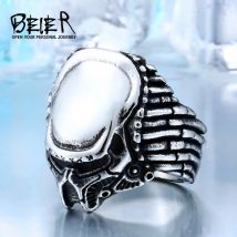 2017 Predator Ältesten Ring Neupreis Rostfreiem Titan Stahl Punk Heavy Metal Film Schmuck BR8-217
