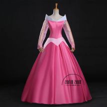 Top Qualität! Aurora Prinzessin Cosplay Kostüm Rosa Kleid Für erwachsene Mädchen Frauen Halloween Party Kostüm Kleid