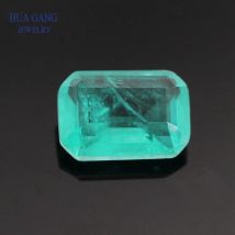 Synthetische Paraiba Stein Oktan gle Form Schritt geschnitten gespleißt Kristall & Glas Edelsteine für die Schmuck herstellung 4x6 ~ 15x20mm