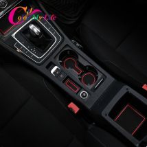 Anti-Rutsch-Autotür-Nut matte für Volkswagen VW Golf 7 2, 5 mk7 mk 7,5 7,5-Silikon Gate Slot Pad Cup Matten