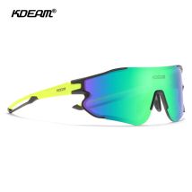 KDEAM Langlebige TR90 Herren-Sport-Sonnenbrille, polarisiert, kratzfest, 1,1 mm dick, Linsenbeschichtung, Sonnenbrille für Herren, KD0801