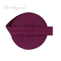 BRISTLEGRASS 2 5 10 Yard 5/8" 15mm Solid FOE Glänzendes, umklappbares, elastisches Spandex-Satinband, Haargummi, Stirnband, Kleid, Nähen, Spitzenbesatz