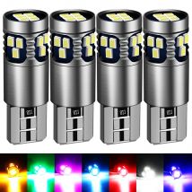 4 pezzi T10 LED W5W Canbus 194 168 lampada di ingombro automatica del cuneo 6500K bianco nessun errore lampadina a Led per BMW Mercedes Benz VW Audi Hyundai