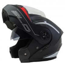 BLD modułowy kask motocyklowy z podwójnym obiektywem bezpieczeństwo Downhill kaski z unoszoną szybą profesjonalne wyścigi motocrossowe pełna twarz Casco Moto