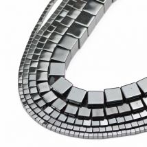 Natürliche Stein cube Platz Schwarz Hämatit perlen 2 3 4 6 8 10mm Charme Lose Spacer Perlen Für Schmuck die DIY Armband Halskette