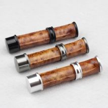 Sedile per mulinello in legno con bloccaggio verso il basso, anello in alluminio, costruzione di canne da pesca, riparazione fai da te, componenti per canne da pesca, 10g