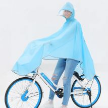 Sicher reflektierende rand Fahrrad Regenmantel Regen Mantel Poncho Mit Kapuze Winddicht Regen Cape Mobilität Fahrrad Abdeckung Verwenden in snowy
