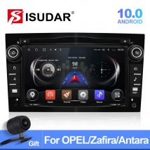 Isudar-Radio estéreo con GPS para coche, reproductor con Android 10, DSP, para Opel Astra H, G, J, Antara, Vectra C, D, Vivaro, Corsa C, D, Zafira B, Meriva, Veda