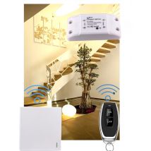 COLOROCK Wireless Switch RF433  Remote Control Use With Two Remote Controls