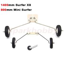 1400 mm Surfer X8 / 800 mm Mini Surfer 800 Segelflugzeug Stahldraht Fahrwerk mit Schwammrad für RC Airpalne Starrflügelmodelle DIY