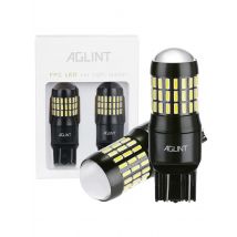 AGLINT W21W T20 LED Bulb W21/5W 7440 7443 for Car Reverse Daytime Running Lights Rear Brake Blinkers Backup 12V 24V White 2PCS