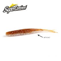 2023 Supercontinente HP MiNNOW piccolo pesce morbido coda di calamari 75mm esca morbida da strada 1.8g 15 pezzi Tentazione coda forcella esca morbida