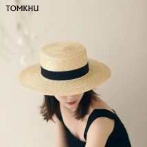 Mode Sommer Frauen Breiter Krempe Natürliche Stroh Hut Chapeau Weibliche Sonne Hüte Boater Schwarz Panama Strand Hut Sombrero Mujer Fedora Kappe
