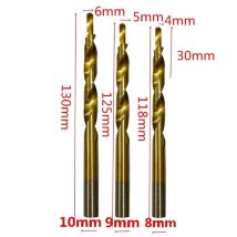 4-8/5-9/6-10 mm HSS Spiralbohrer für Holzbearbeitung Kreg Manueller Taschenlochbohrer