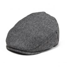 JANGOUL Kinder-Flachkappen, Fischgrätenmuster, Woll-Tweed, kleine Größe, für Jungen und Mädchen, Newsboy-Kappen, Säugling, Kleinkind, Jugend, Baskenmütze für Kinder
