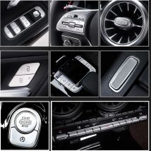 Für Mercedes Benz A B CLA GLB GLA EQA EQB Klasse W177 C118 W118 X247 H247 Auto Zentrale Steuerung Klimaanlage Taste Trim Abdeckung