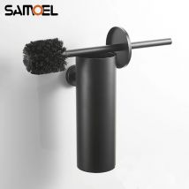 SUS 304 Edelstahl Matte Schwarz Deodorant Anti-geruch Wand Montiert Bad Wc Pinsel Halter TH514