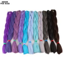 Desire für haar 24inch 60cm 100 farben hohe tempreture synthetische jumbo flechten haar für dreadlocks box zöpfe, der