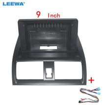 LEEWA Auto Audio 2DIN Fascia Rahmen Adapter Mit Power Harness Für Honda Accord 7th gen. 9 "Big Screen Dash Montage Panel Rahmen