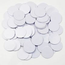 100pcs/Lot TK4100 EM4100 125Khz  Stickers Adhesive Coin Cards Tags Labels 25mm 30mm 18mm for Access Control System