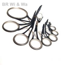BR Wi & Wa Fishing Rod Guide With Stainless Steel Ring High Quality  Repair Guide Set 11PCS 6.8g