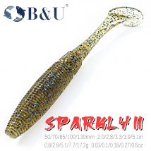 B&U Angelköder, 5 cm, 7 cm, 8,5 cm, 10 cm, 13 cm, künstliche Köder, Wobbler, Gummiköder, Elft, Karpfen, Silikon, Angeln, Gummiköder, Tackle