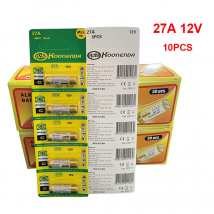 Neue 10PCS 27A 12V Trockenen Alkaline Batterie A27 G27A 27MN MS27 GP27A L828 V27GA ALK27A Für Türklingel, Walkman, Auto Alarm, Fernbedienung