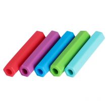 Chewable Pencil Topper Bite Silicone Teether Pencil Cap For Kids Children Autism ADHD Chewing Teether Sensory Toy