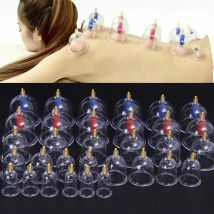32 saug Massage Tassen Vakuum Schröpfen Tasse Körper Massager Kunststoff Akupunktur Therapie Schröpfen Set Dosen für Massage Gesundheit Pflege