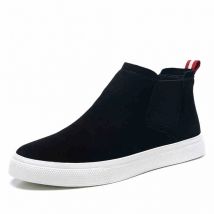 Berühmte Marke Chelsea Boots Herren Party Bankett Stiefeletten echtes Leder Schuhe flache Plattform Cowboy Botas Masculina Mann Botines