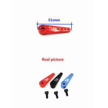Standard Servo Horn 25T Aluminum Arm 25 Teeth For Futaba JX Steering Gear Long Rocker Metal Rudder