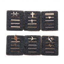 For Apple Watch Band Metal Charms Decorative Ring Diamond Ornament Smart Watch Silicone Strap Accessories For iwatch Bracelet