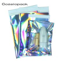 50pcs Laser Self Sealing Plastic Envelopes Mailing Storage Bags Holographic Gift Jewelry Poly Adhesive Courier Packaging Bags