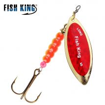 FISH KING przynęta typu spinner 4,5 g/7,0 g/12,5 g/17,4 g/27,1 g przynęty łyżkowe szczupak metalowa