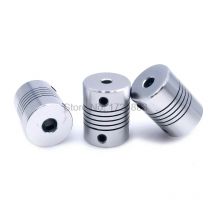 5 8 6,35 mm 8 mm 10 mm D19 * L25 Aluminium flexible Backenwellenkupplung CNC Schrittmotor Koppler Encoder Graviermaschine