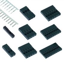 100 Stück Dupont 2,54 mm Steckverbindergehäuse männlich weiblich Crimpklemmen