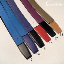 2026 OHNE SCHNALLE Ciartuar für Männer und Frauen, 3,2 cm, 19-Farben-Gürtel, hochwertiges Rindsleder, echtes Leder, zwei Seiten