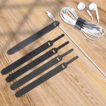 Kabel-Organizer, Drahtwickler, Halter für Kopfhörer, Kopfhörer, Mauskabel, Aux, USB-Kabelmanagement, Kabelbinder, Kabelschutz, 20 Stück