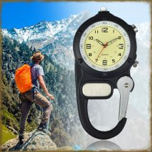 Lancardo Digitale Karabiner Clip Sport Haken Uhr Krankenhaus Geschenk Elektronische Licht Multi-funktion FOB Nurse Uhr Outdoor Sport