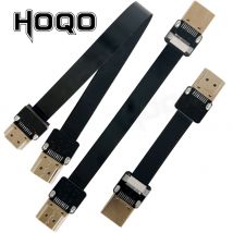 Kurzes HDMI-kompatibles FPV-HDMI-Kabel, 20 cm, ultradünnes, leichtes HDMI-Flachband, 5 cm, flexibel, für Kamera, Video, HDTV, 10 cm